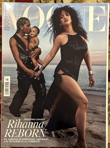 女性情報誌 British Vogue March 2023 Rihanna Rihanna, A$AP Rocky & Their Baby Star On British Vogue's
