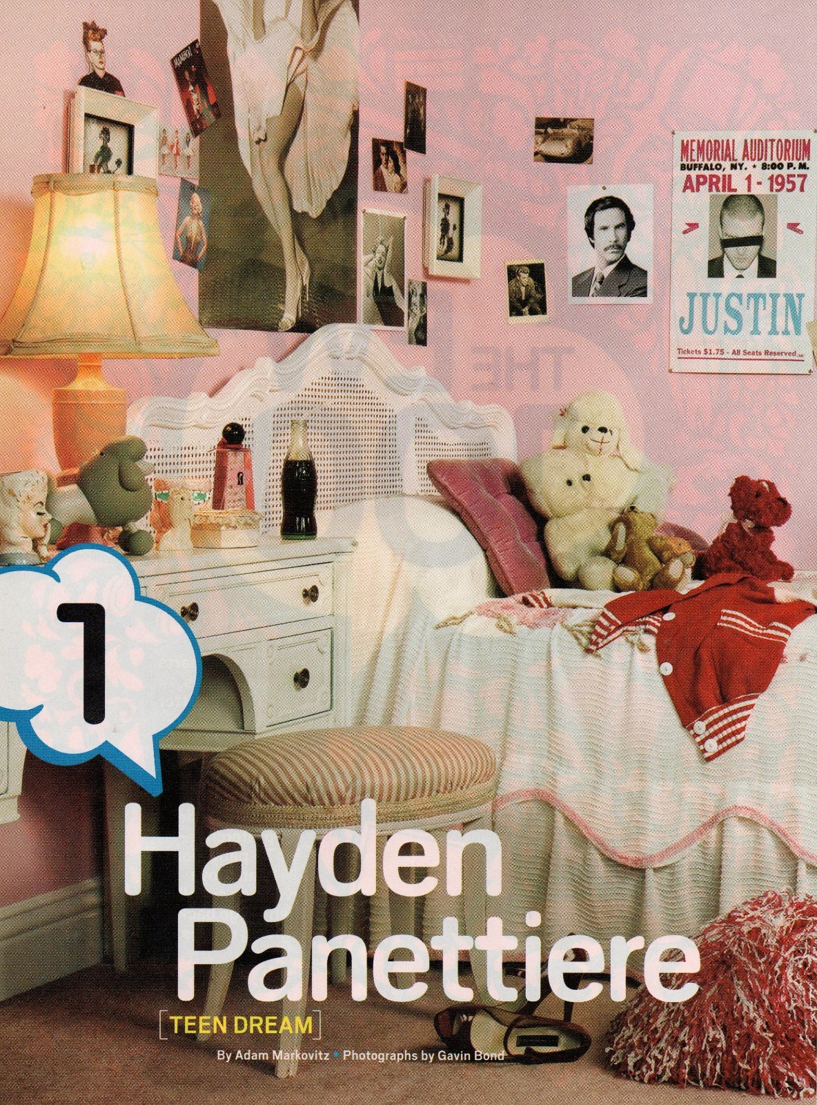 Hayden Panettiere 3 Page 2007 Magazine Article Clipping 1 Picture