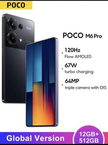 新品　POCO M6 8GB RAM 256GB ROM Silver Xiaomi POCO M6 8GB/256GB Silver (Silver) Dual SIM : Amazon
