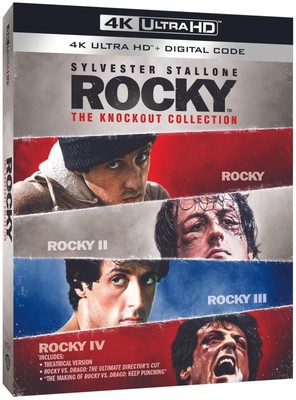 Rocky 4-Film I-IV Collection 4K UHD Blu-ray  NEW