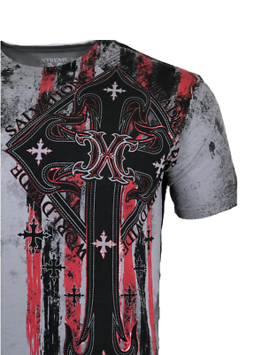 XTREME COUTURE by AFFLICTION Men's T-Shirt LIBERTY CRUSADE Biker MMA