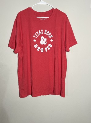 H-E-B Brand Shop Texas Born H-E-B Fed Adult T-Shirt  Red 2XL
