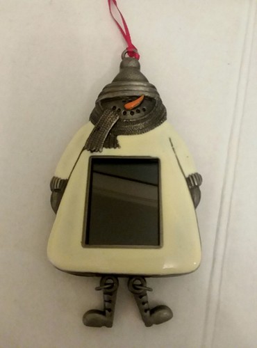 Digital Christmas Photo Ornament Snowman With Bonus Frame New By Memory Work