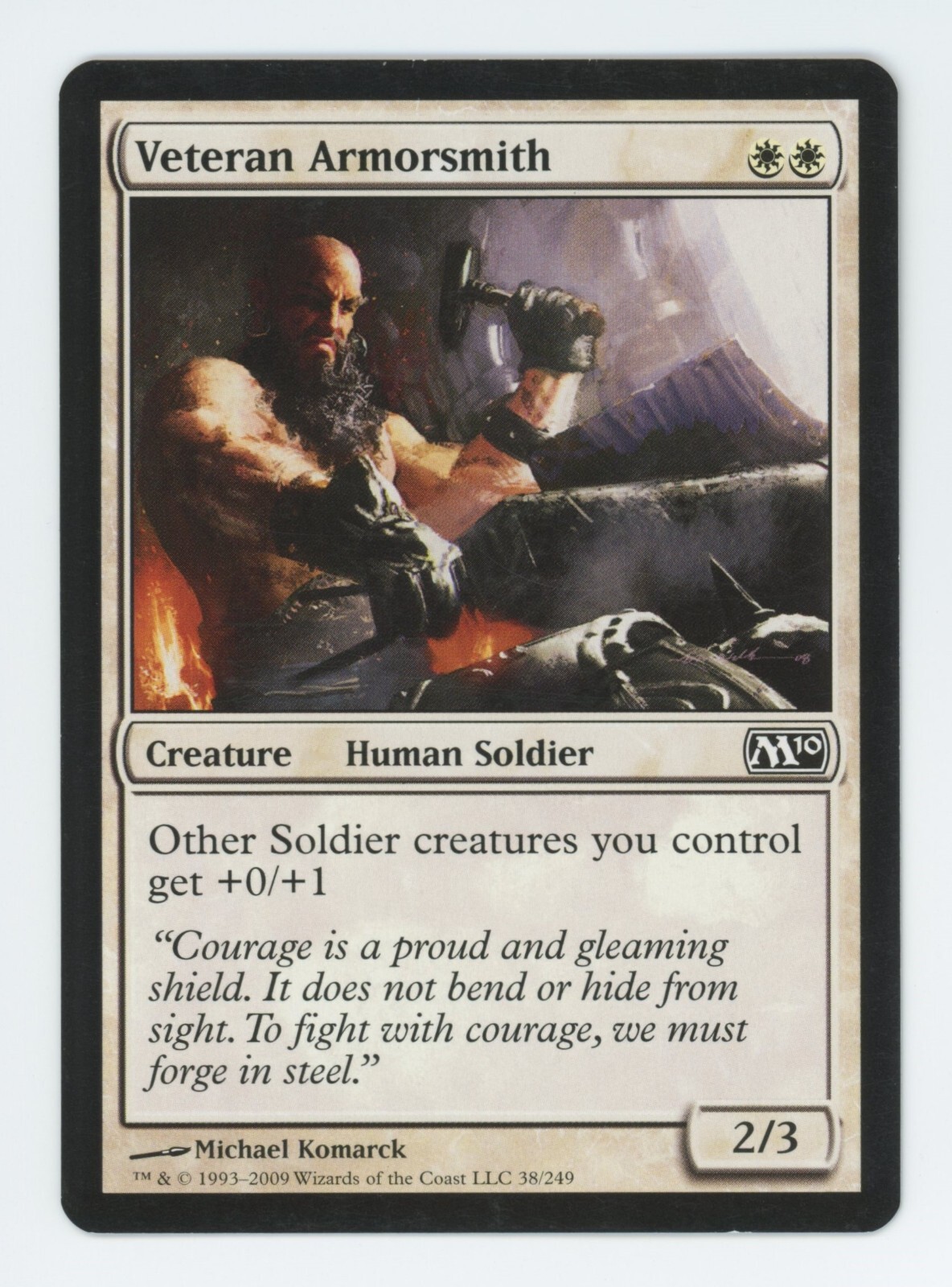 Veteran Armorsmith ~ MTG Magic 2010 (M10) ~ English
