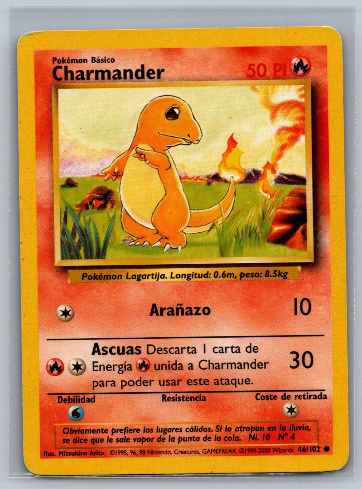 Pokemon TCG SPANISH Charmander #46/102 READ Base Set | eBay