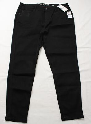 Wallflower Junior Girls Short The Ultra Fit Skinny Jeans AR8 Logan Black Size 18