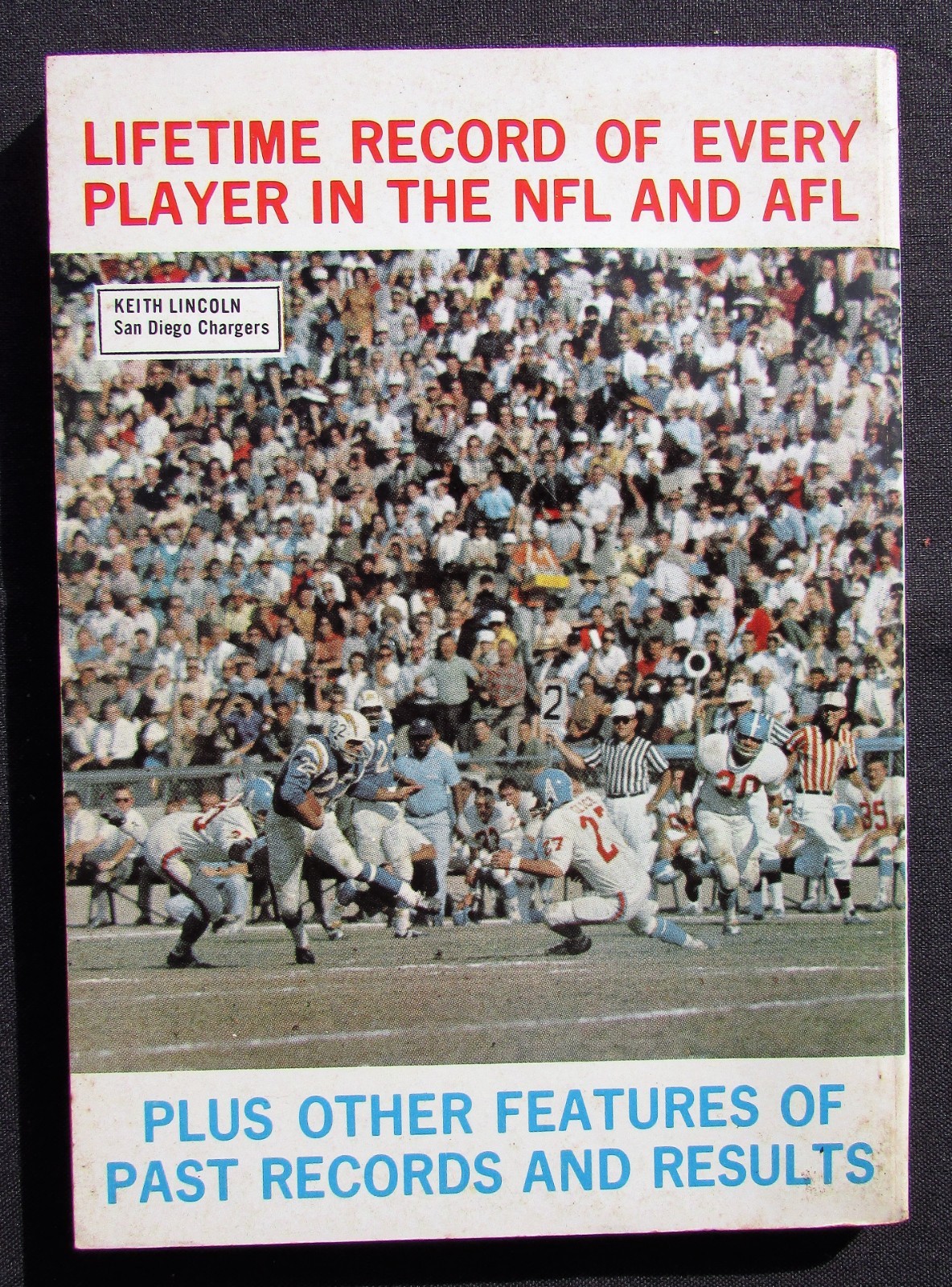 1964 Pro Football Record Book - NFL/AFL - Jim Brown Cleveland Browns Cover