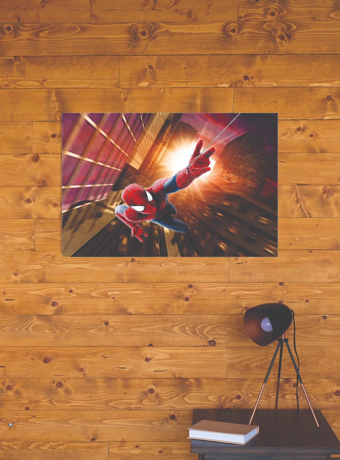 SPIDERMAN AVENGERS MARVEL STRETCHED CANVAS WALL ART READY TO HANG CP224