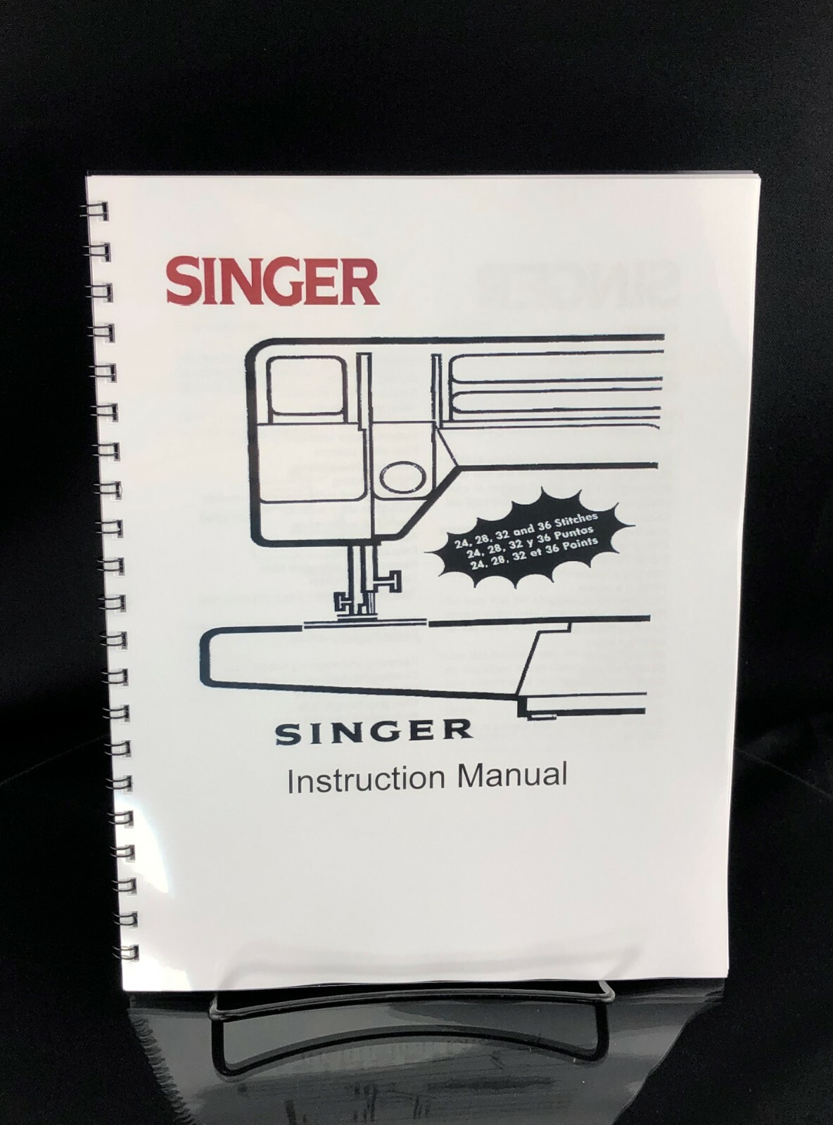 Singer 5050 Sewing Machine User Manual Instructions SPIRAL BOUND Reprint