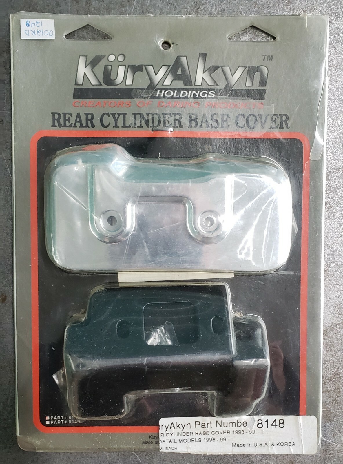 Kuryakyn Rear Cylinder Base Cover Chrome #8148 NOS for