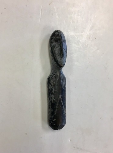 Rare Eskimo Artifact Okvik Period Doll Figure With Engraved Art Circa 100 AD