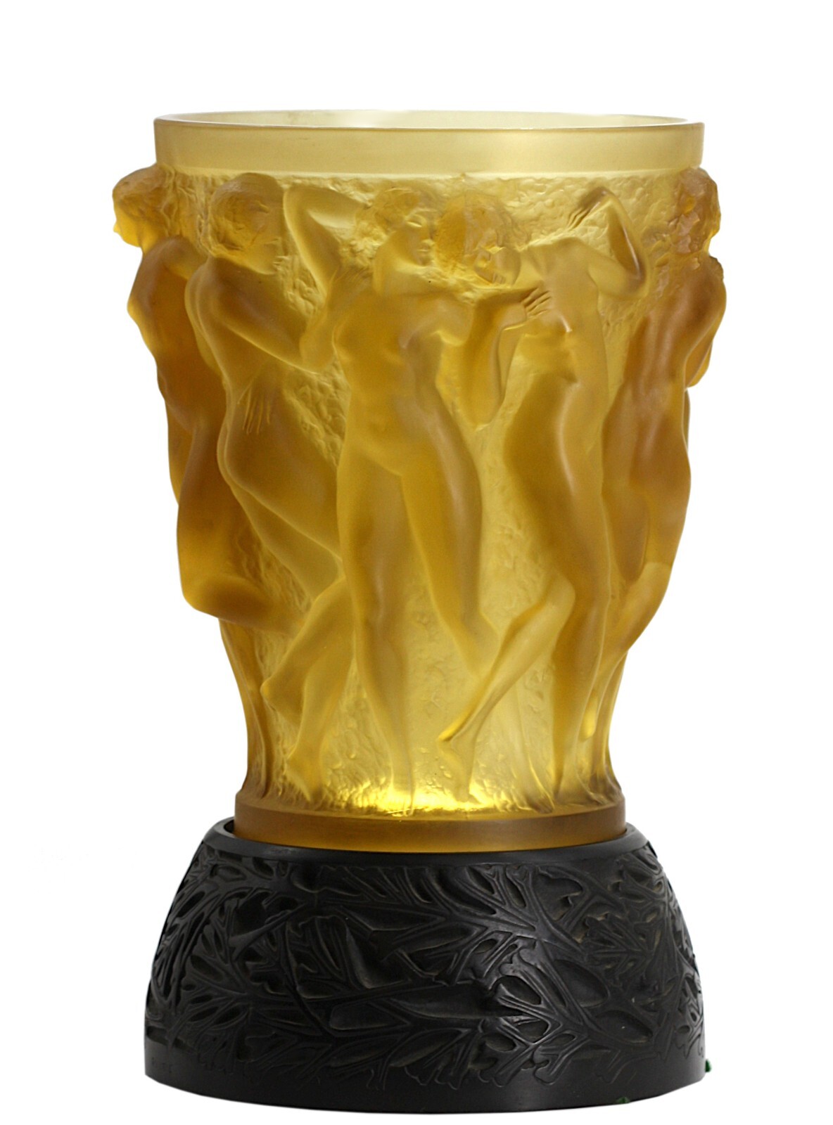 Lalique Rhinoceros Toba 希少色 Amber Lalique Rhinoceros Toba