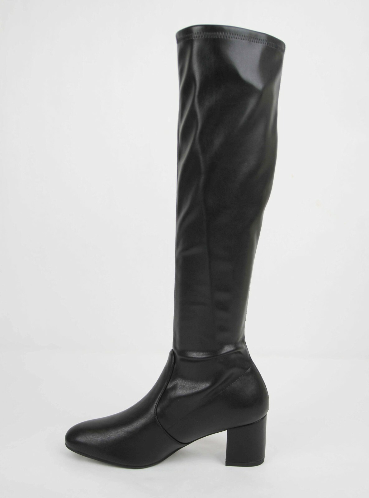 Pre-owned Stuart Weitzman $795  Frannie 60 Black Spp-s-nappa Leather Knee-high Boot