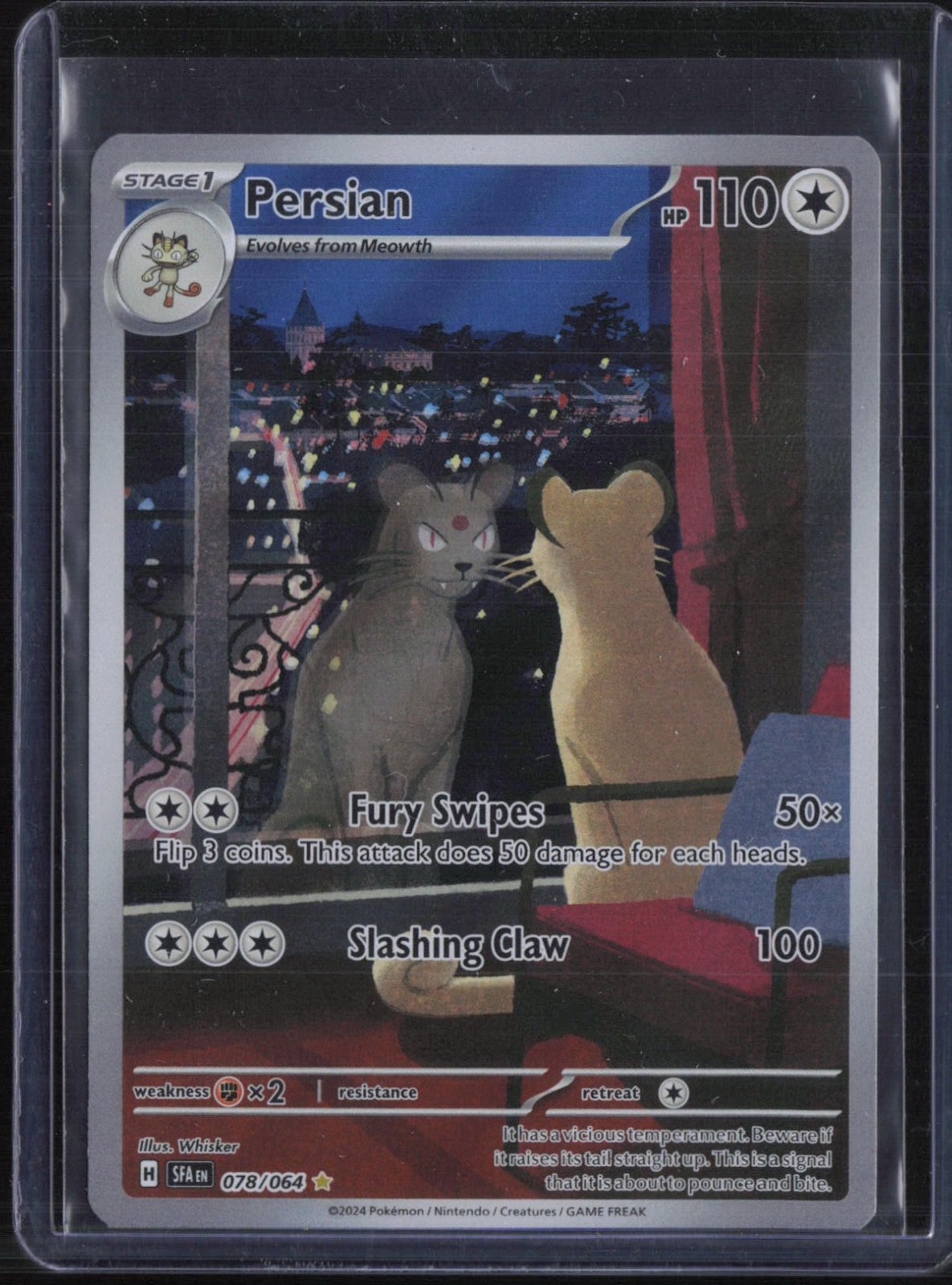 2024 Pokémon Stage 1 Persian 78/64