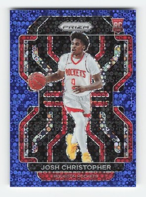 2021-22 Panini Prizm Fast Break Blue #324 Josh Christopher RC #/150 NM+