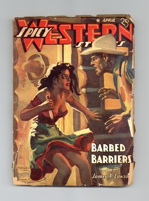 Spicy Western Stories Pulp Apr 1942 Vol. 9 #3 FR/GD 1.5