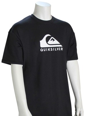 

Рубашка для серфинга Solid Streak SS для мальчика Quiksilver — черная — новинка, Черный