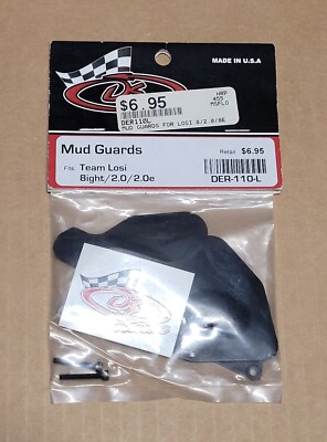 DE Racing ~ DER-110-L ~ Team Losi 8ight / 2.0 / 2.0e Buggy Mud Guards