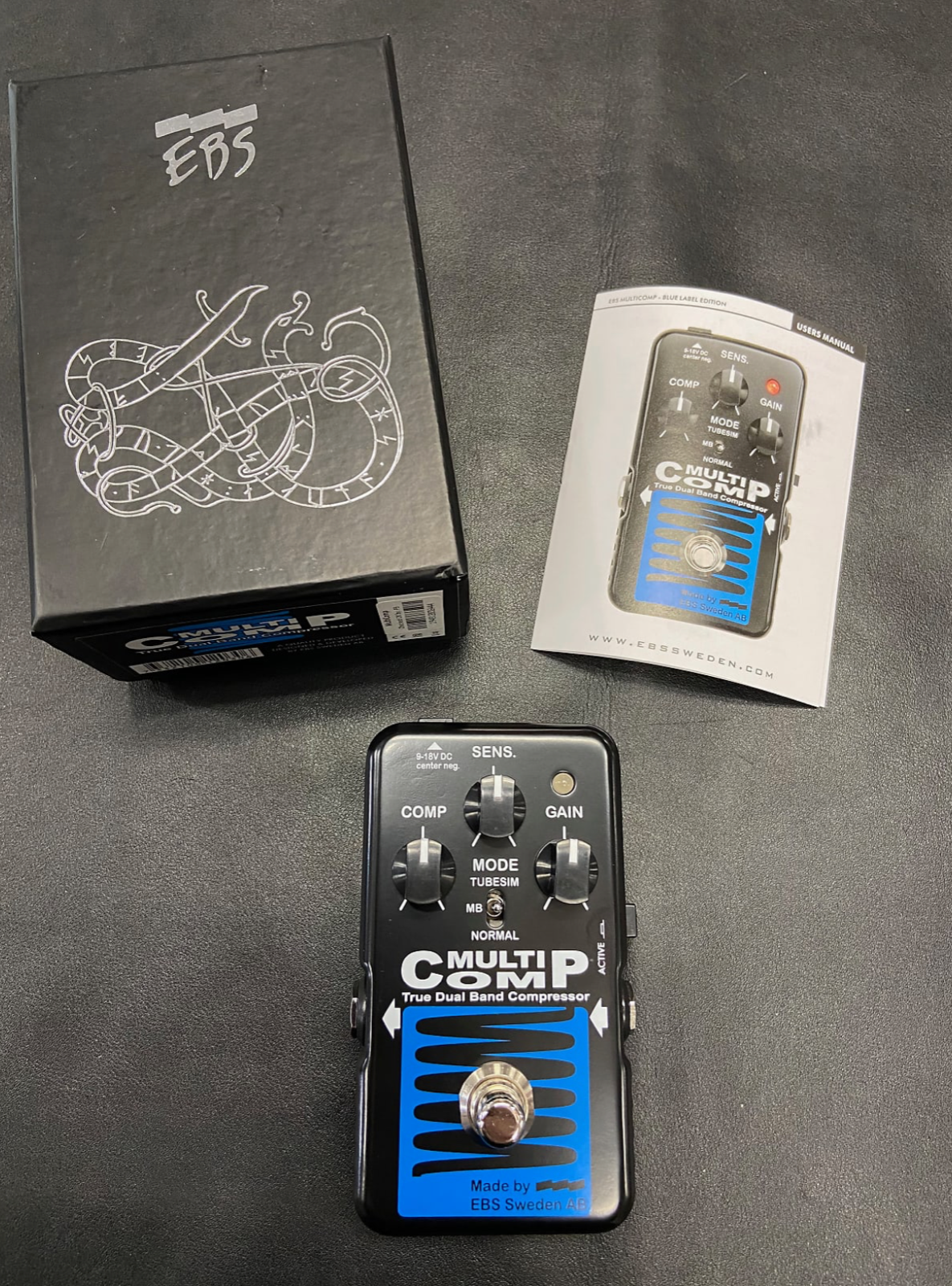Blue Label True Dual Band Compressor Pedal