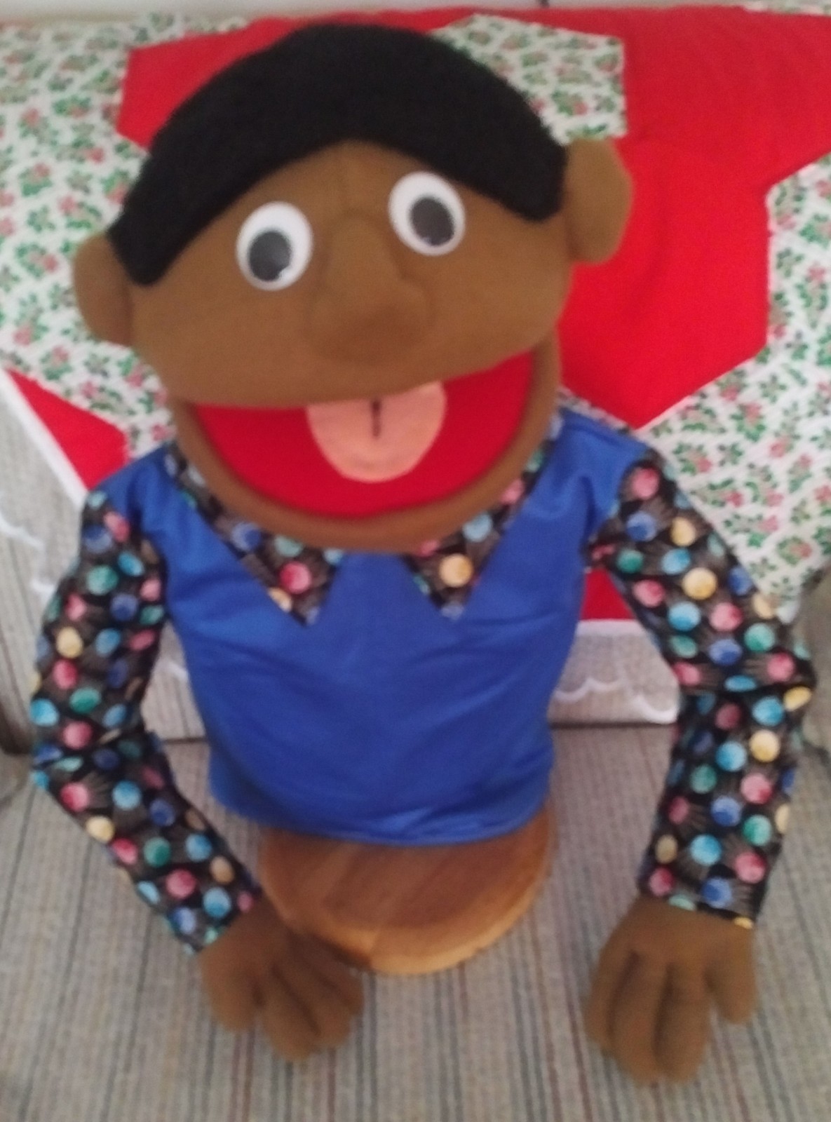 Professional 22 inch tall Boy Puppet-Your choice of skin color