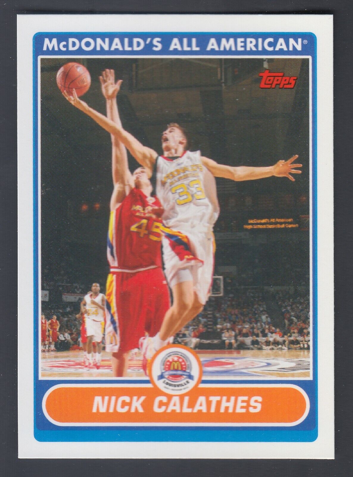 2007 TOPPS MCDONALDS NICK CALATHES TRUE ROOKIE MINT RARE 1ST CARD EVER MADE HTF. rookie card picture