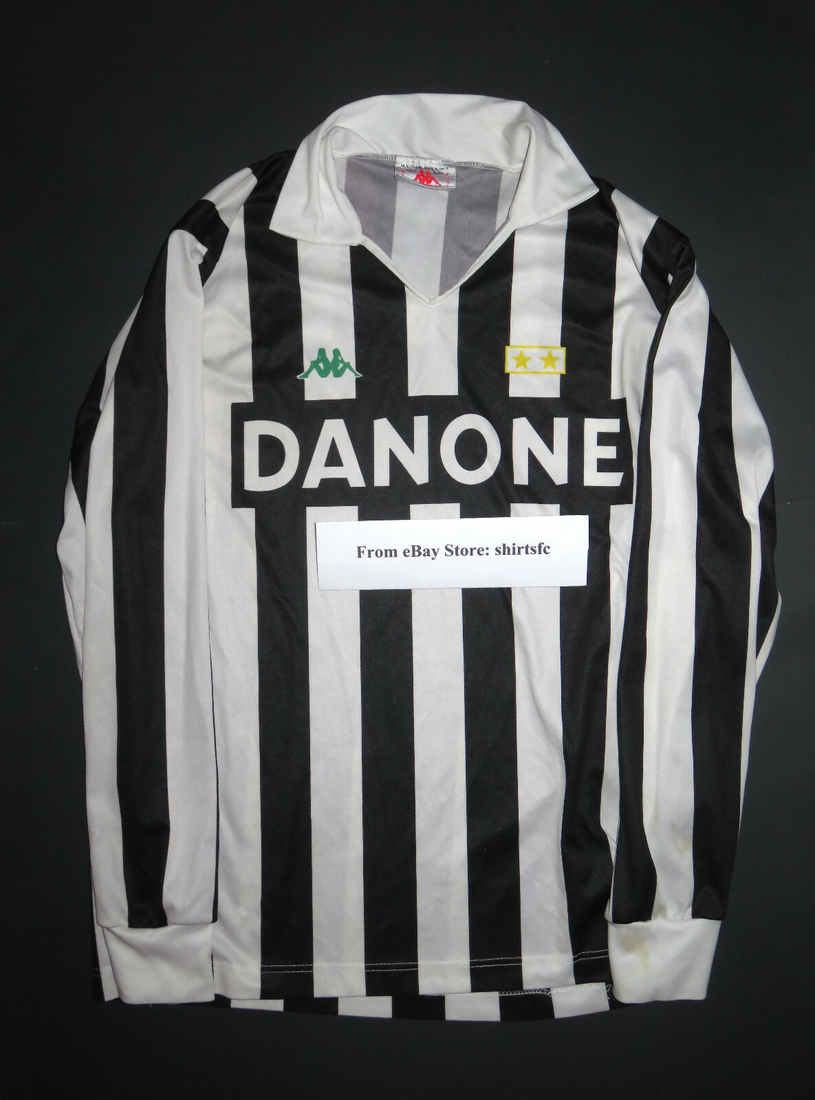 Kappa ユベントス 長袖　1992-93-94 Italy 1993-1994 Kappa Juventus Home Long Sleeve Jersey Shirt Kit