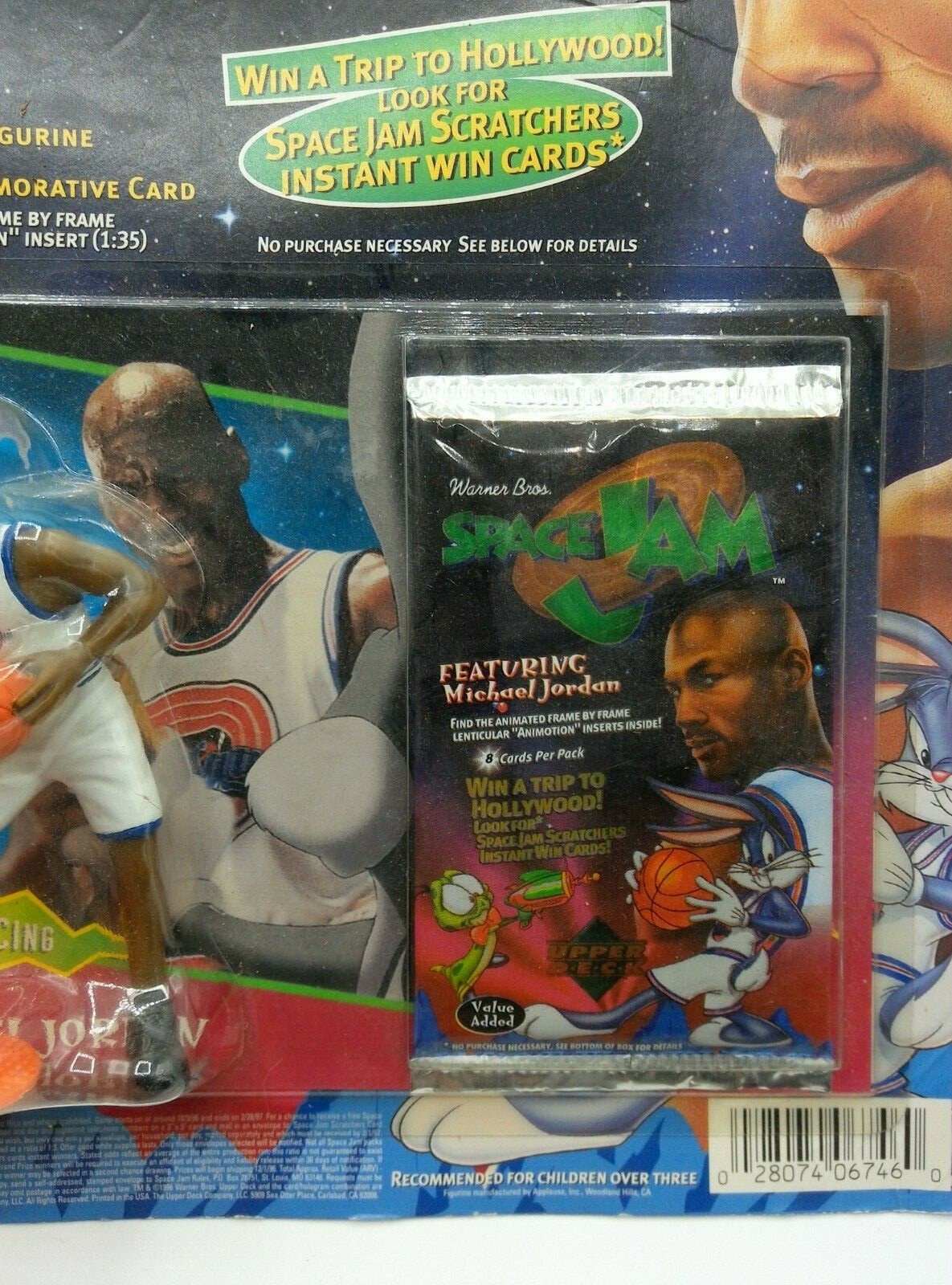 1996 Upper Deck Space Jam Sealed Set Michael Jordan Figure 1996 Upper Deck Space Jam Sealed Set Michael Jordan Figure