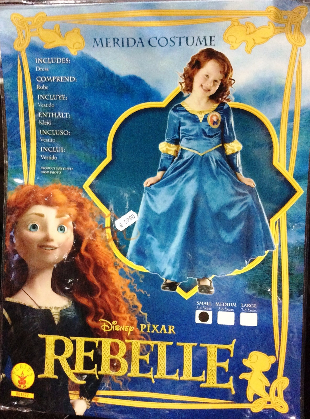 Halloween Costumes Vestito Carnevale Merida Brave Princess Merida