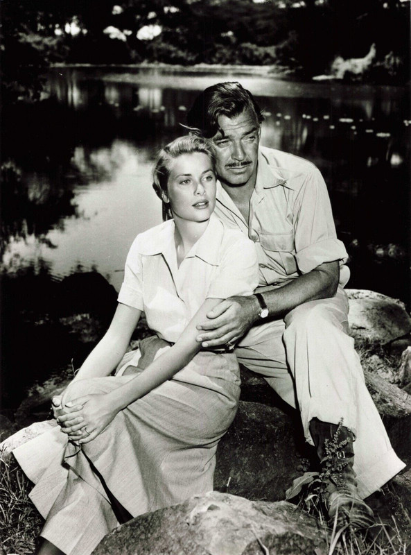 Photo De Cinema Film Mogambo Clark Gable Tirage Argentique Hd 24 X 17,5 Cm