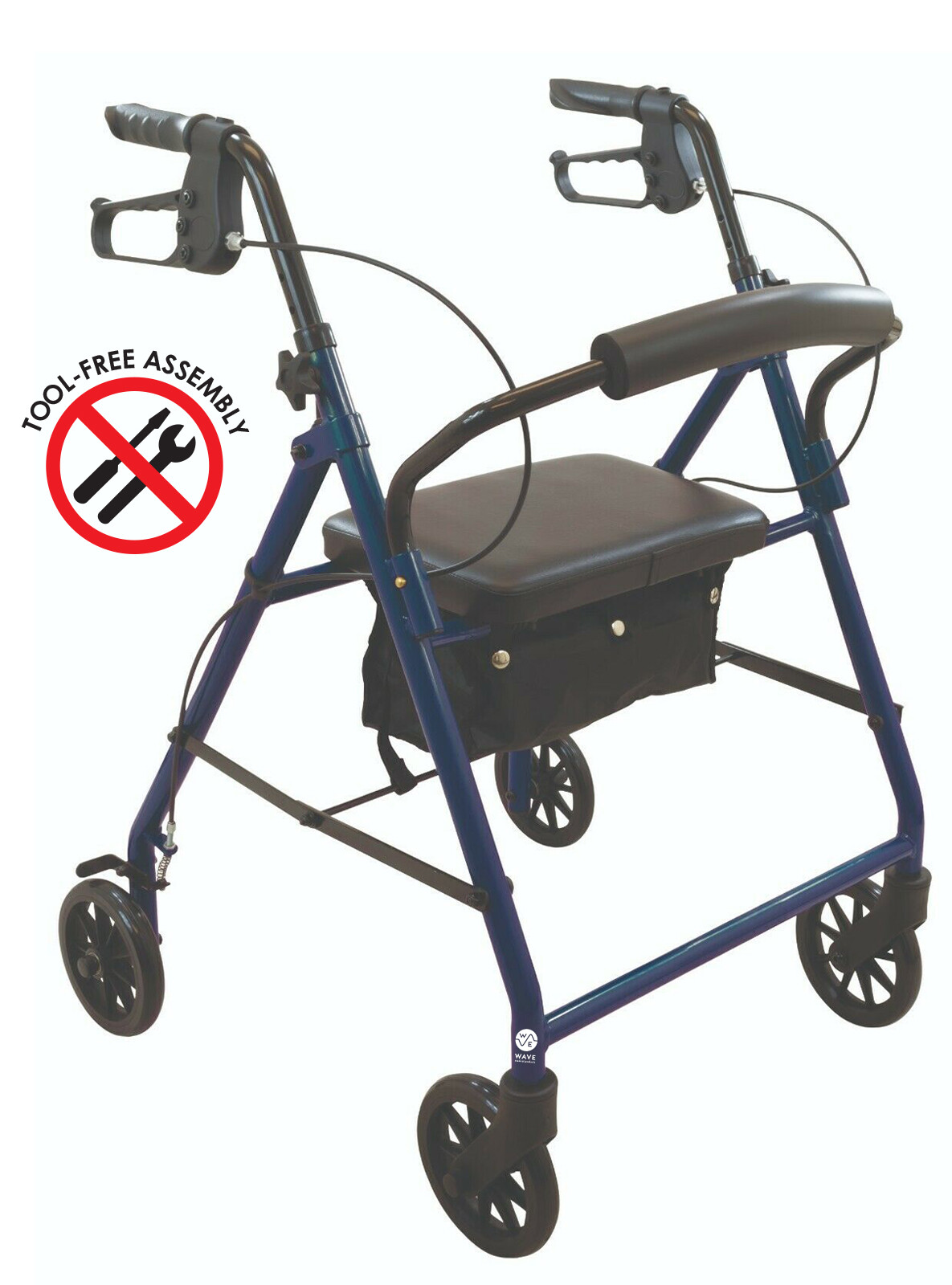Medical Foldable Lightweight Rollator Walker With Wheels, Se