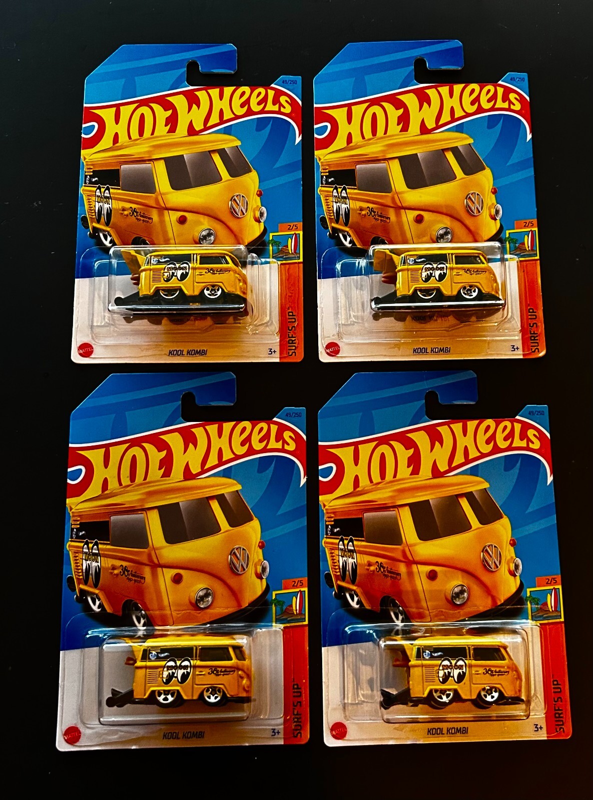 Hotwheels MOON KOOL KOMBI 8台 Hot Wheels 2023 Volkswagen Moon Eyes Kool Kombi Van SUPER