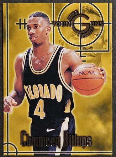 NBA 97-98topps chrome c.billups rc リフ!!! 1997-98 CHAUNCEY BILLUPS TOPPS #181 ROOKIE RC DETROIT