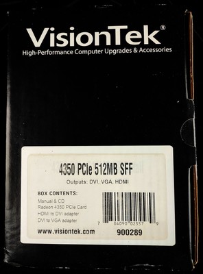 New VisionTek ATI Radeon 512MB 4350 SFF PCIe DMS59 Graphic Video Card Free Ship!