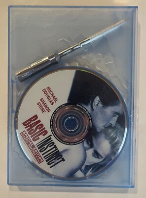 Basic Instinct DVD Special Edition Unrated Directors Cut Ice Case & Pick Pen