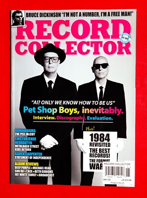 Record Collector Magazine May 2024 Pet Shop Boys Iron Maiden Bruce Dickenson