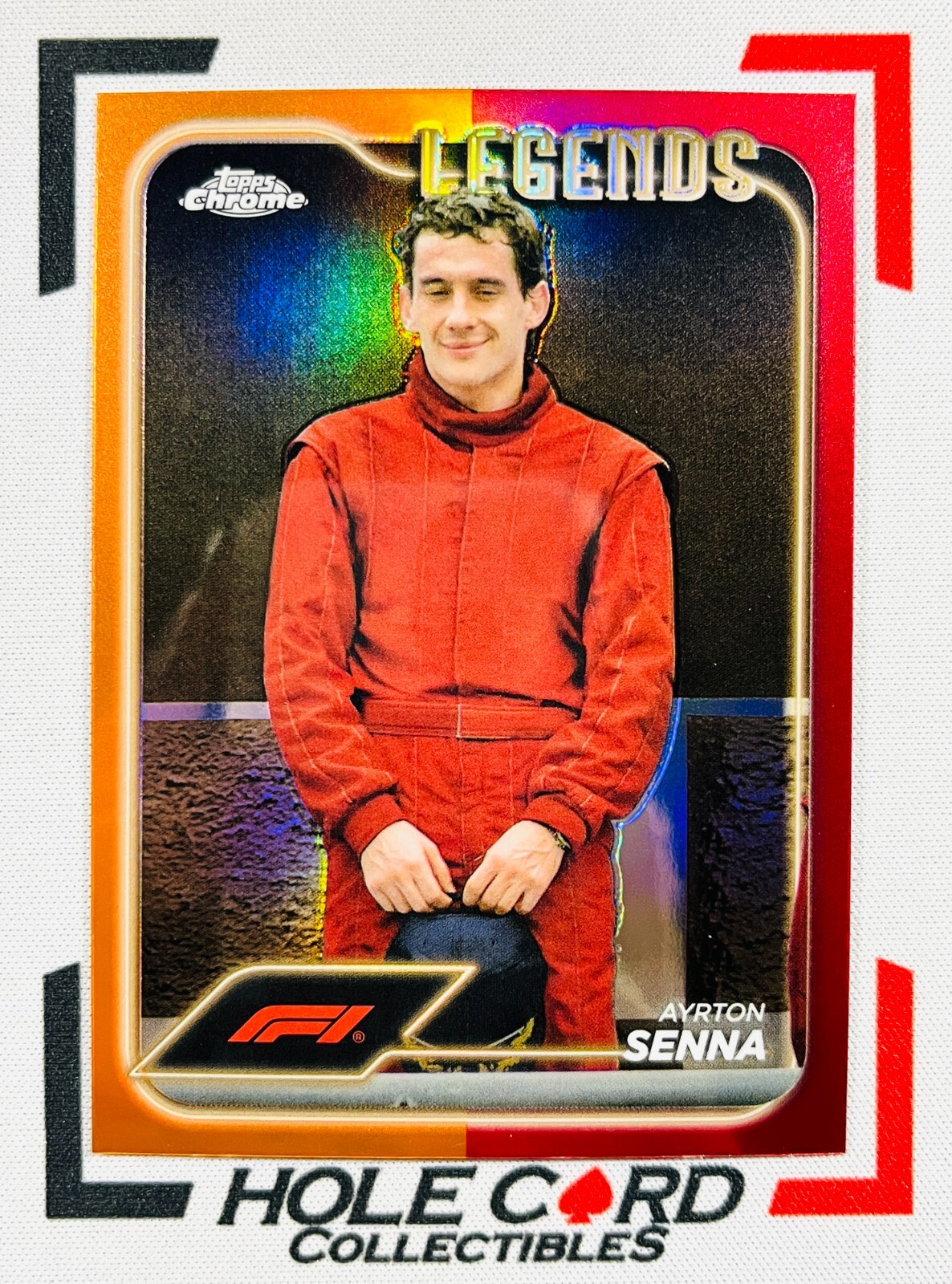 Topps Ayrton Senna 1/1 世界に1枚 one of one Topps Ayrton Senna 1/1 世界に1枚 one of one