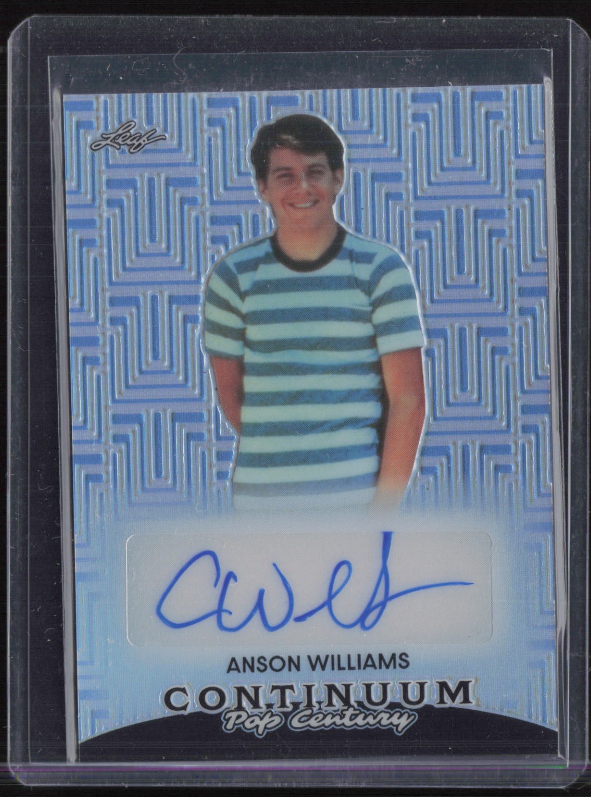 2023 Leaf Pop Century Continuum Platinum Anson Williams 4/25 Auto Autograph