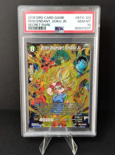 Dragon Ball Bt4 123 SCR Secret Rare Distant Descendant Son Goku Jr
