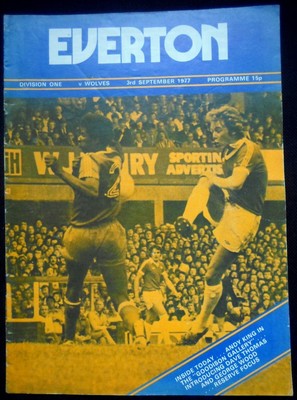 Everton v Wolverhampton Wanderers    3-9-1977