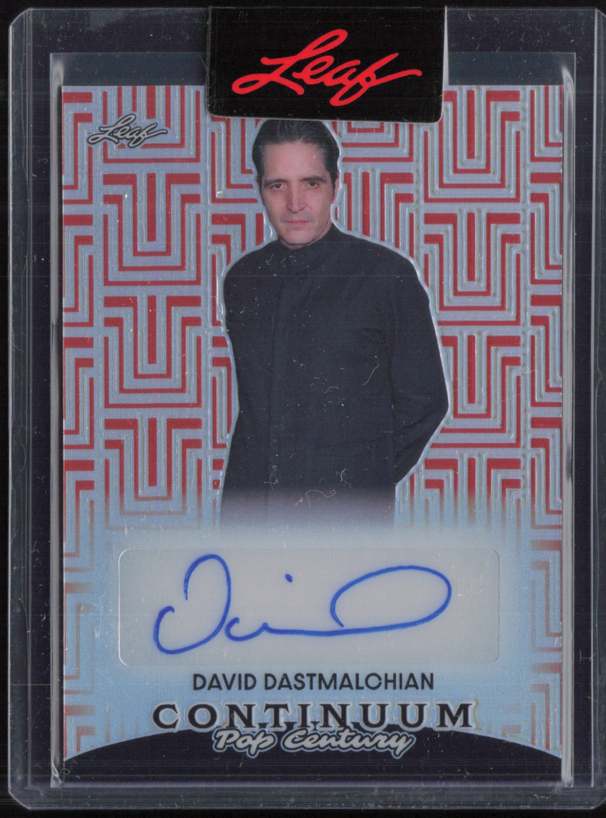 2023 Leaf Pop Century Continuum Red David Dastmalchian 36/49 Auto Autograph