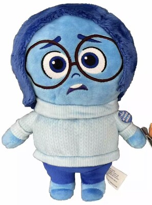 Disney Pixar Inside Out 2 SADNESS 8'' Talking Plush Blue Emotion 2024