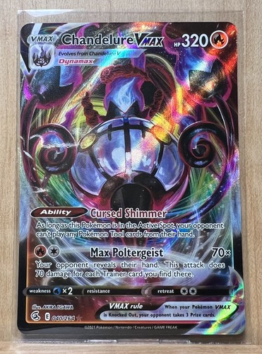 Chandelure VMAX' (040/264, Star) Ultra Rare Fusion Strike NM