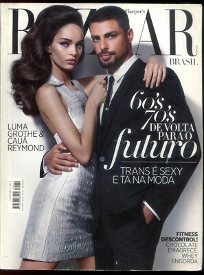 BAZAAR MAGAZINE BRAZIL 2014 - August Luma Grothe Cauã de Reymond Ellus