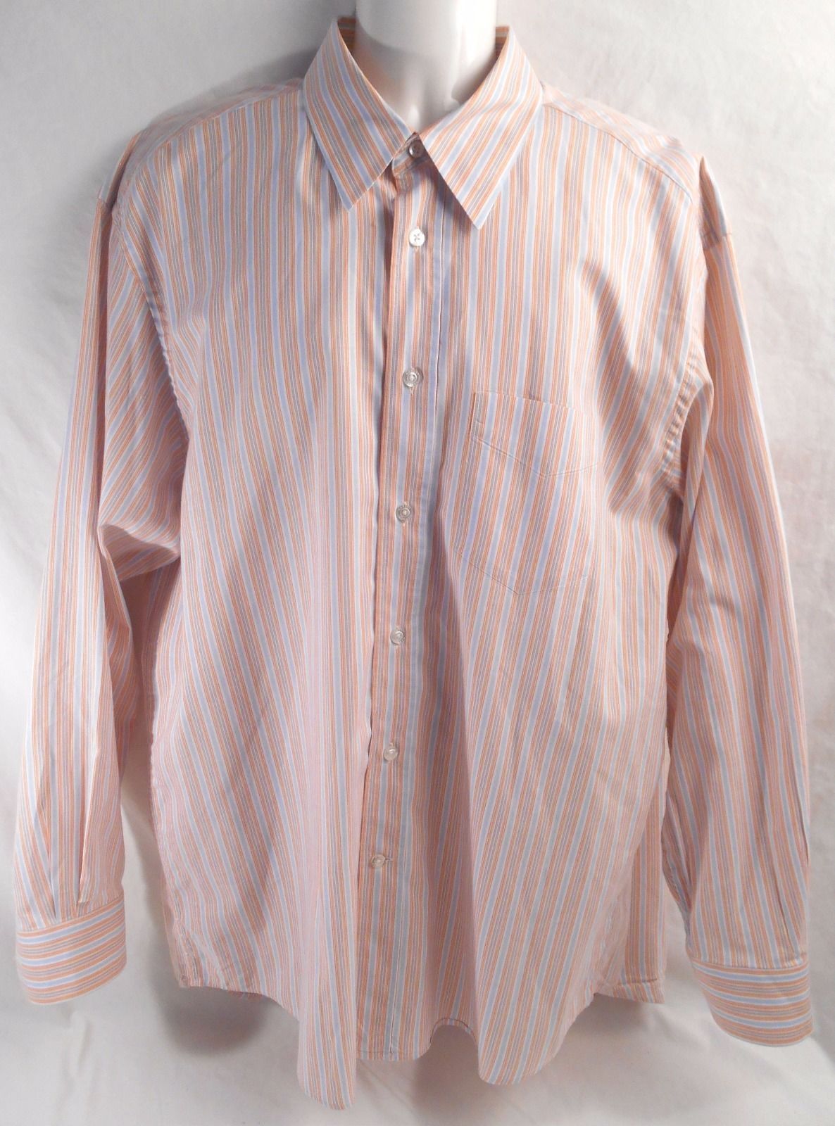 Botón Informal a Rayas Canali-Down Shirts for Men