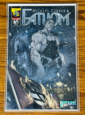 FATHOM #1/2 0.5 Wizard Magazine w COA 2001 Marvel Comics Plastic Sleeve NM