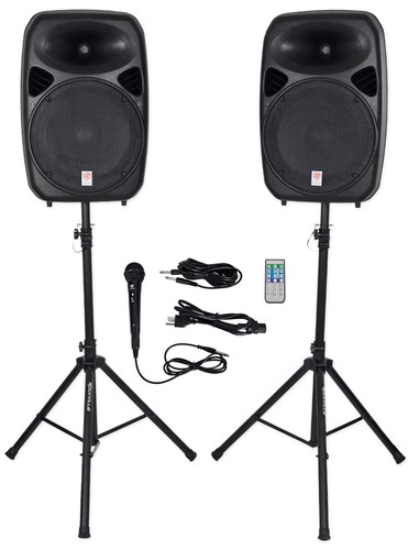 Rockville Professional 15" iphone/ipad/Android/Laptop/TV Karaoke Machine/System
