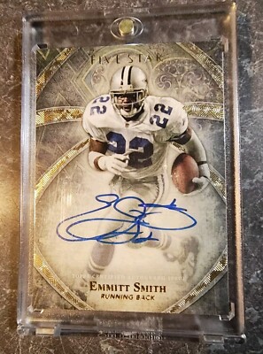 2014 Topps Five Star On Card Autograph Emmitt Smith Beauty FSA-ES