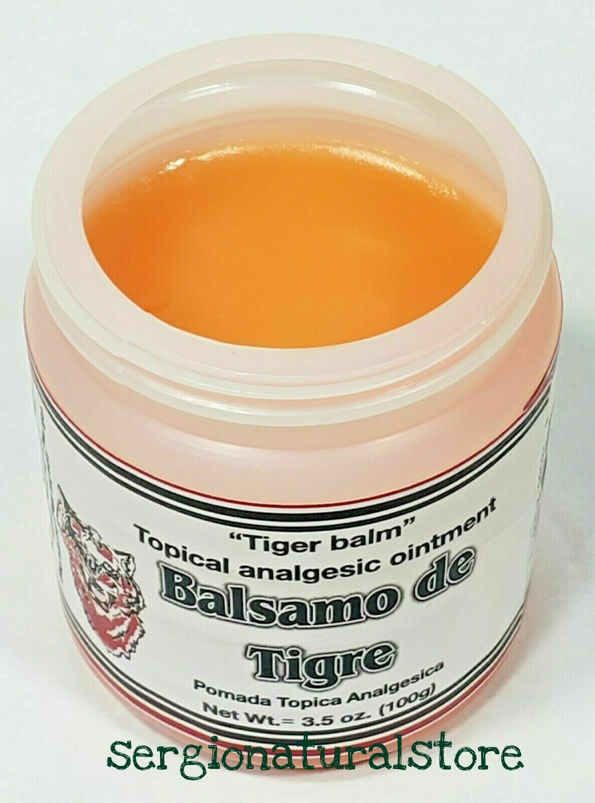 (1) Pomada Balsamo de Tigre 3.5 oz. each + (1) Arnica de la Abuela 30 grs each