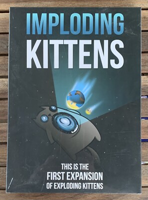 Imploding Kittens Card Game 20 Card Expansion Pack Brand New Sealed