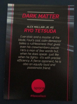Dark Matter Four Spacedeck Promo Card Fan Expo Comic Con Alex Mallari Jr